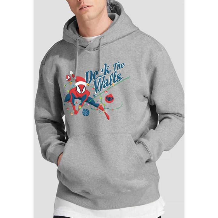 Actual product image Spiderman Mens Deck The Walls Hoodie (XXL)
