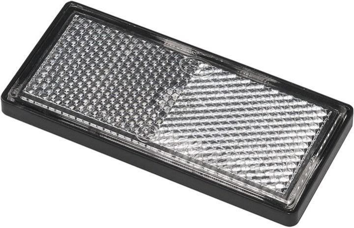 Produktbild ProPlus Reflektor weiss 85x39mm selbstklebend mit Grundplatte 2St. im Blister