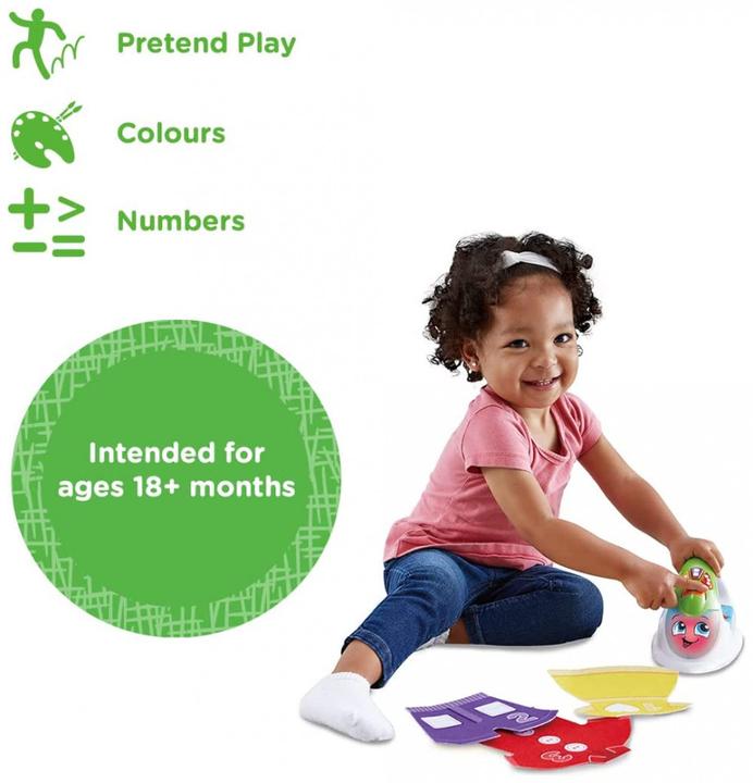 Produktbild VTech 614703 Leap Frog Pretend Play "Learn to Iron" Interactive (English Version) 18+ Months (Englisch)