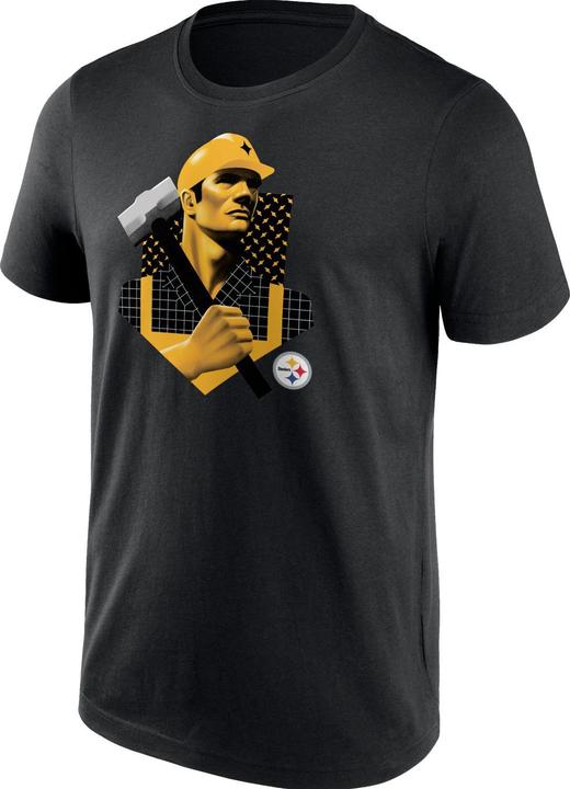 Fanatics NFL Shirt - ILLUSTRATION Pittsburgh Steelers - 3XL (3XL)