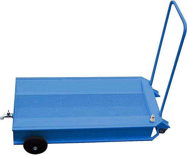Actual product image Pressol Mobile used oil sump, capacity 95 l, sheet steel, push handle.