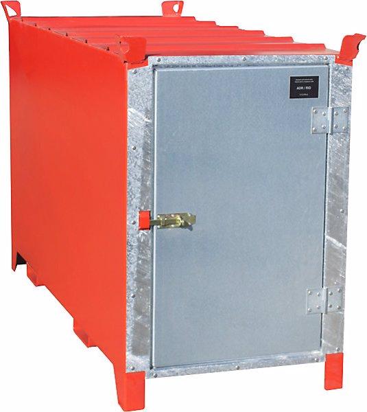 Image du produit eurokraft pro Conteneur pour tubes néon, laqué, capacité 1000 l, lot de 1100 Ø 25 mm/lot de