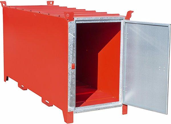 Immagine prodotto eurokraft pro Contenitore per tubi fosforescenti, verniciato, capacità 1350 l, 1100 pz. Ø 25