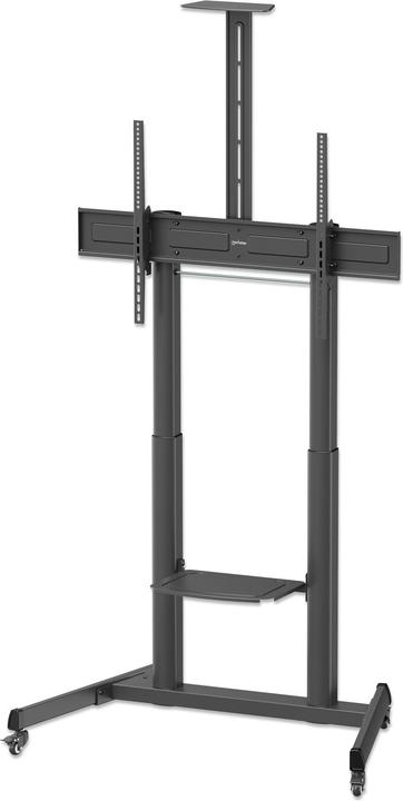 Produktbild Manhattan Multimedia TV-Ständer auf Rollen, werkzeuglos höhenverstellbar, für 60" bis 120" Grossbildschirme (120", 120 kg)