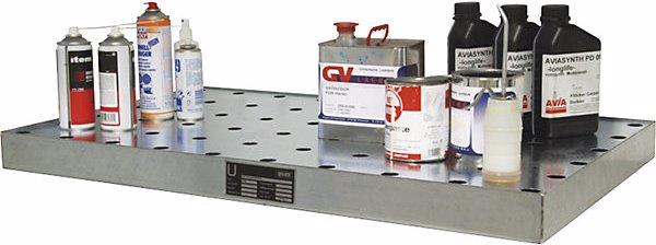 Image du produit Bauer Cuve en inox pour bidons, modèle homologué, 20 l, L x l x h 940 x 370 x 60 mm.