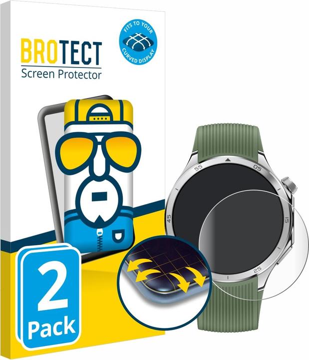 BROTECT Fullscreen Schutzfolie Displayschutz Folie Klar Transparent