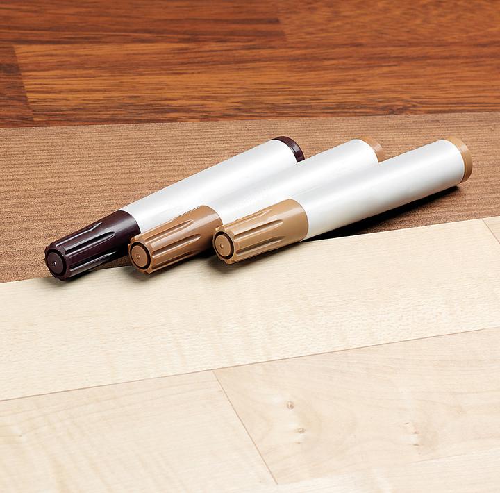 Produktbild AGT 12er-Set Korrektur-Stifte für Möbel aus Holz und Furnier