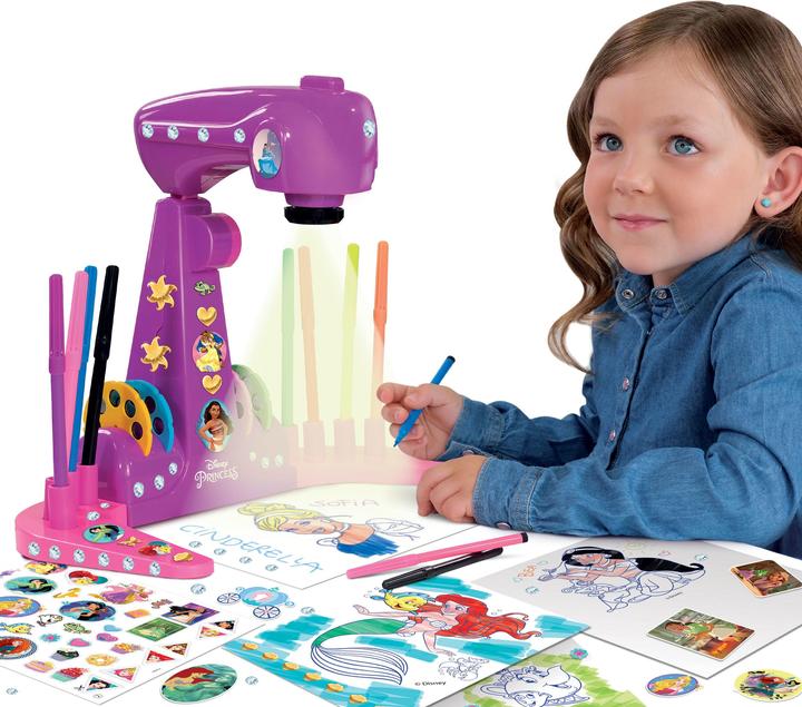 Actual product image Lisciani Princess Projector Drawing School