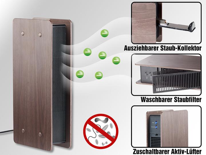 Newgen medicals Purificateur d'air avec ionisateur et ventilateur activable