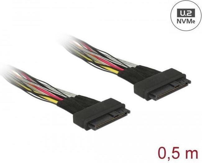 Actual product image Delock SFF-8639 U.2 connection cable