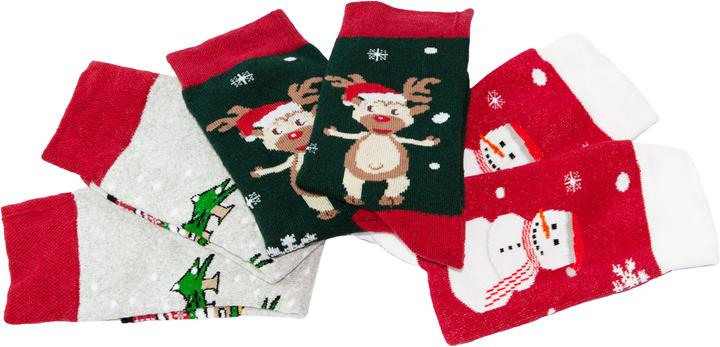Produktbild Casativo 3er-Packung Thermosocken mit Weihnachtsmotiv, Unisex, Gr. 43-46 (3er Pack, 43 - 46)