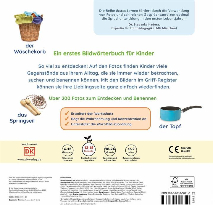 Nutritional values and ingredients First learning. My home (German)