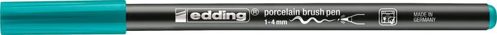 Produktbild Edding Porzellanmalstift Brushpen (Türkis, 4 mm, 1 x)