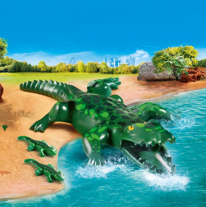 Produktbild Playmobil Alligator mit Babys (70358, Playmobil Family Fun)
