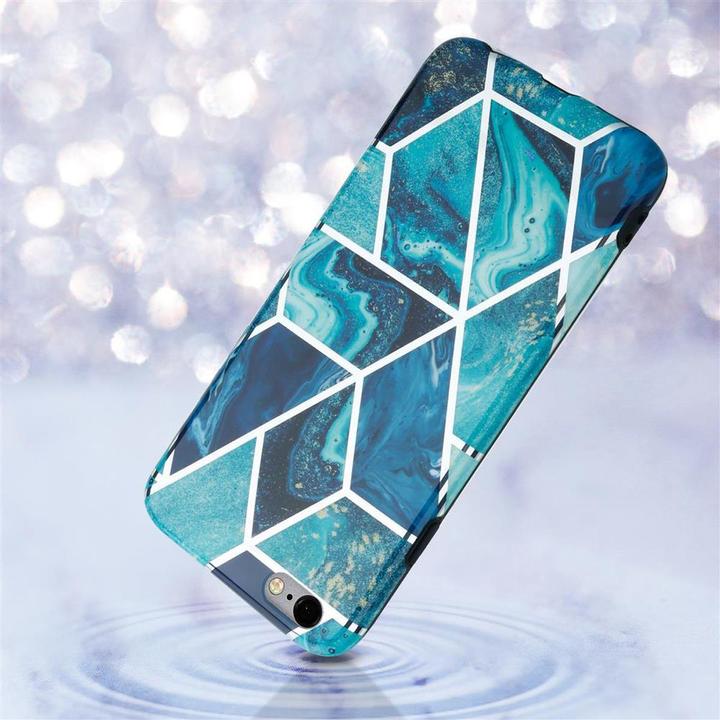 Produktbild Cadorabo IMD TPU Bunter Marmor Cover (Apple iPhone 6 Plus)