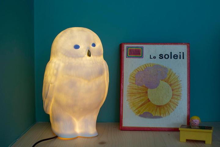 Image du produit Goodnight Light Akira the Owl Lamp Yeux bleus