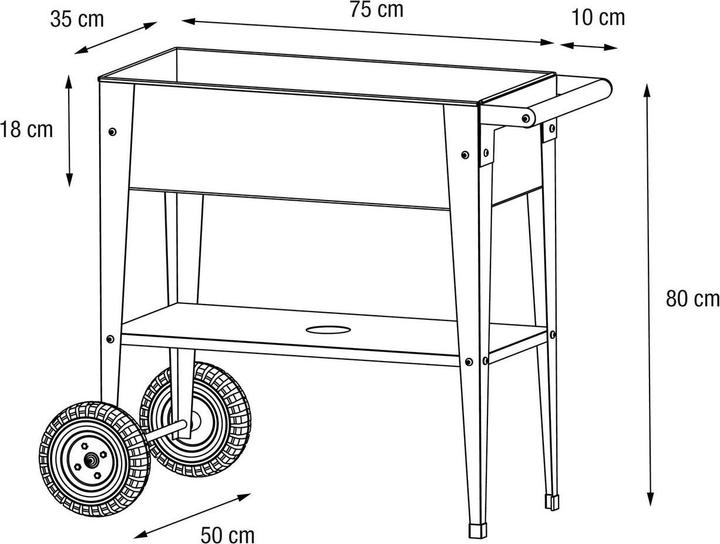 Produktbild Herstera Urban Garden Trolley