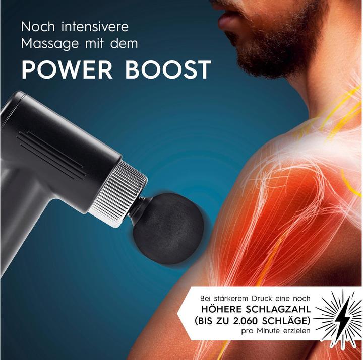 Actual product image Vitalmaxx Massage Gun Mini-Gun 5-piece