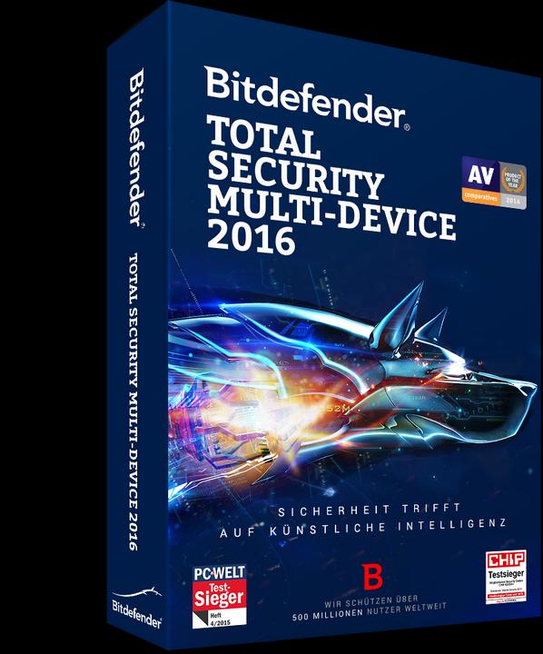 Image du produit Bitdefender Total Security Multi-device ESD (5 Utilisateur, 36 mois)