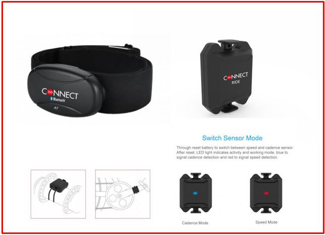 Connect Bike Bundle (heart rate belt/speed/cadence)
