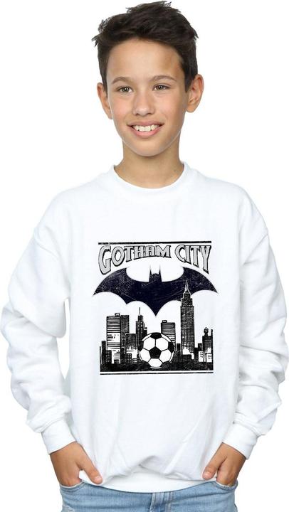 Actual product image Boys Batman Football Gotham City Sweatshirt (116)