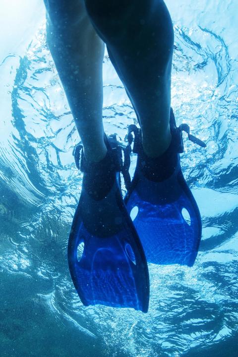 Produktbild Bestway Hydro-Pro BlackSea Snorkel & Fin Set, Adult, Half face mask, Tempered glass, Assorted colour