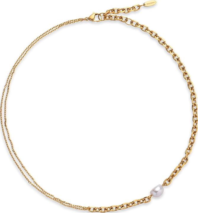 Paul Hewitt Treasure Collier en or avec perle (Acier inoxydable, 45 cm)