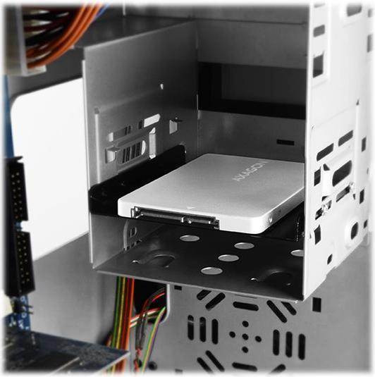 Actual product image Axagon RSS-M2SD Enclosure for M.2 SATA SSDs up to 2280 - Aluminium (M.2 2280)