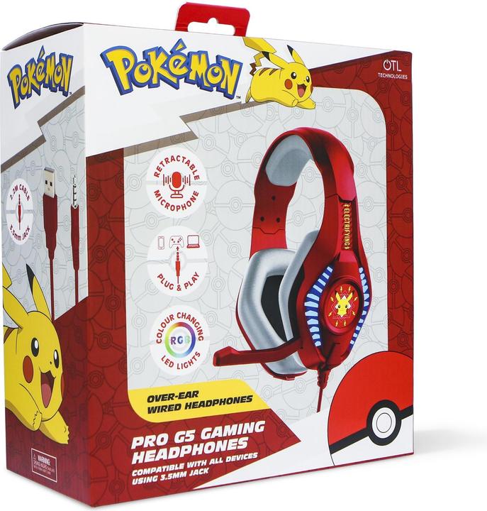Actual product image OTL PRO G5 Gaming headphones - Pokemon (PK0974) (Cable)
