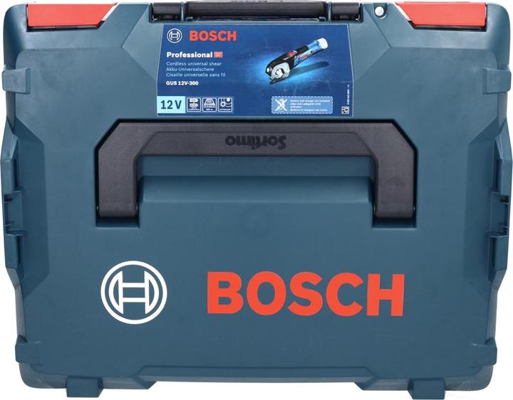 Actual product image Bosch Professional Bosch GUS 12V-300 Professional Battery Universal Shears 12 V + 2x Battery 3.0 Ah + Charger + L-Boxx