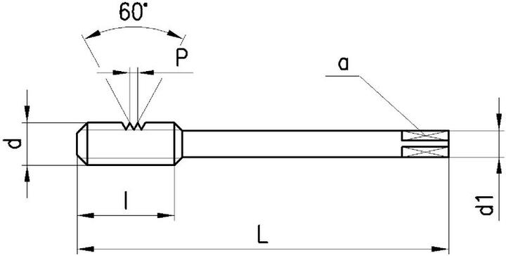 Actual product image Neriox Machine tap drill HSS-E, DIN374, MF5 x 0.5
