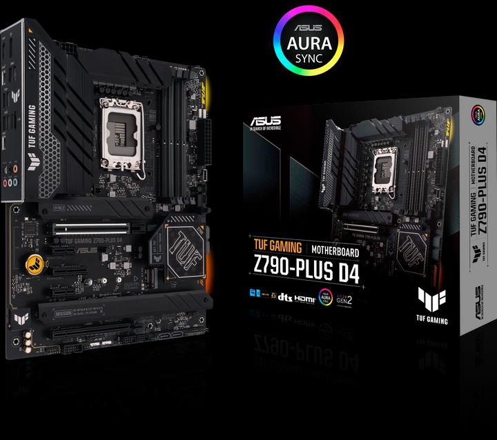 Image du produit ASUS TUF GAMING Z790-PLUS D4 (LGA 1700, Intel Z790, ATX)