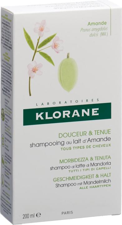 Produktbild Klorane Mandelmilch Shampoo (200 ml, Flüssiges Shampoo)