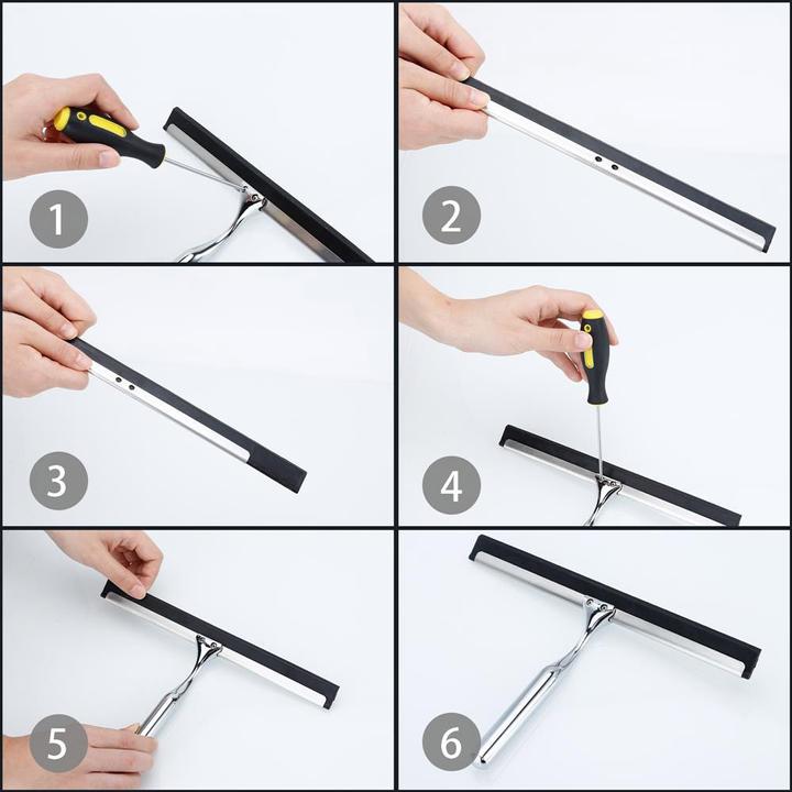 Actual product image Intirilife Window squeegee in SILVER