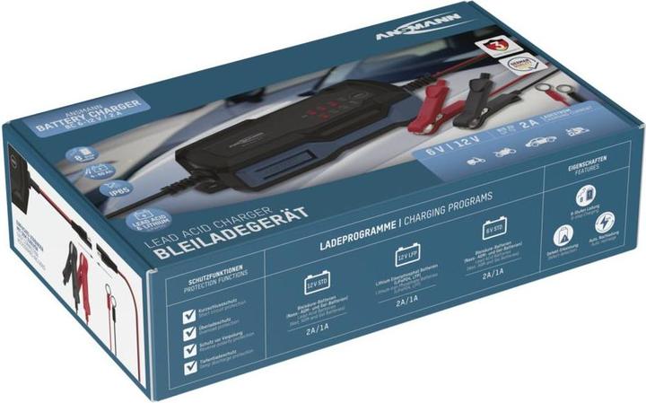 Produktbild Ansmann Ladegerät Bleiakkus BC 6-12V / 2 A (6V, 12V, 2 A)