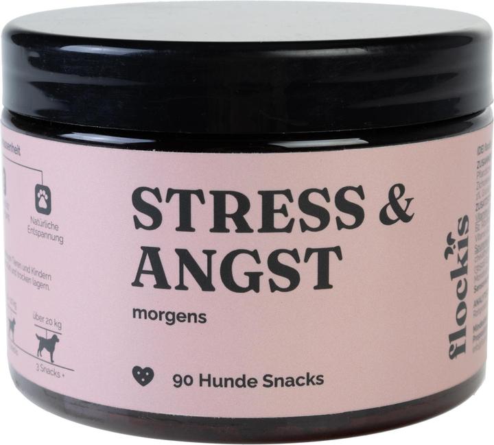 Immagine prodotto Flockis Snack per cani compresse masticabili Stress e ansia (90 pezzi) (1 pz., 270 g)