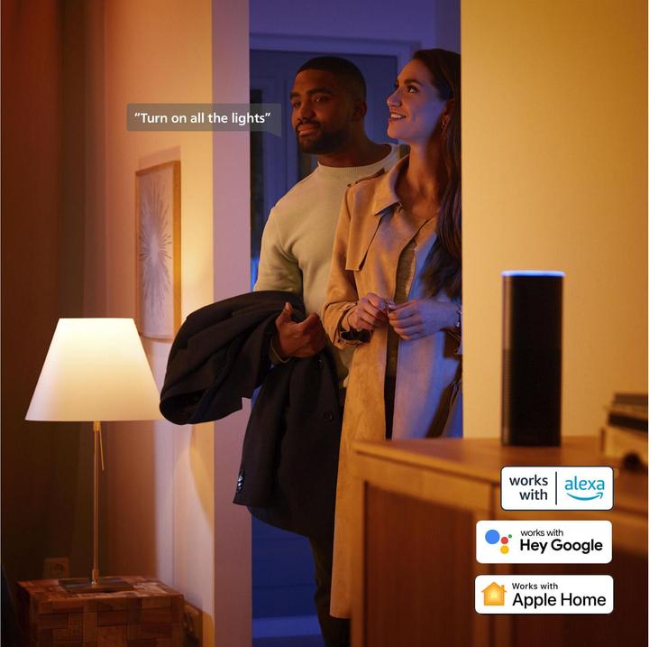 Actual product image Philips Hue White & Color Ambiance Slim Recessed (1200 lm)