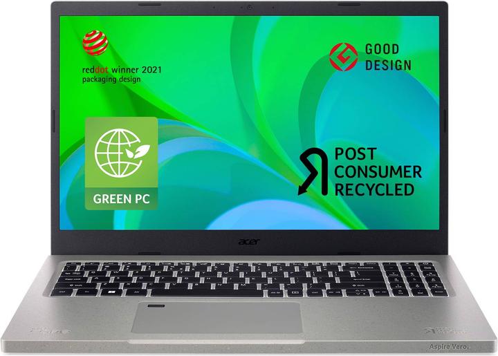Acer Aspire Vero Green (15.60", Intel Core i7-1195G7, 16 Go, 1000 Go, CH)