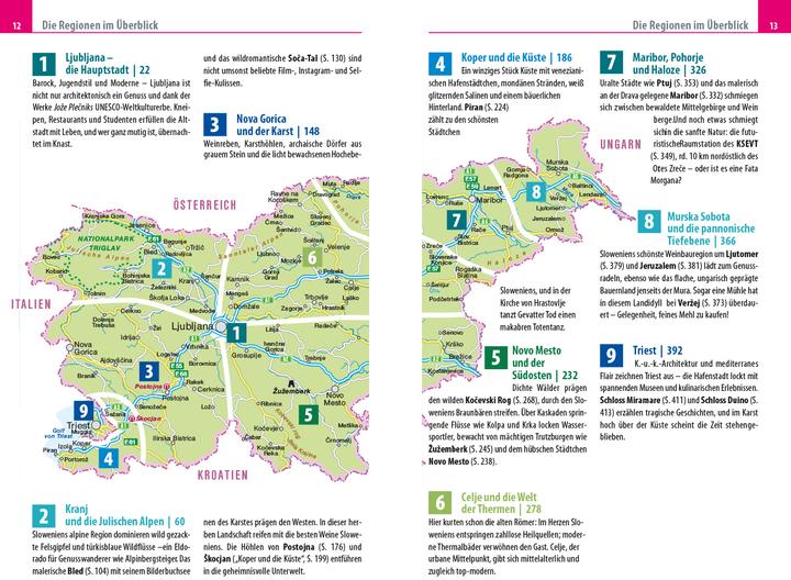 Produktbild Reiseführer Slowenien mit Triest - mit 15 Wanderungen - (Deutsch, Daniela Schetar, Friedrich Köthe, 2022)