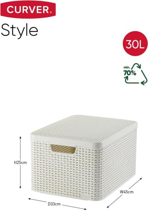 Actual product image Curver Kinsley (45 x 33 x 25 cm, 30 l)