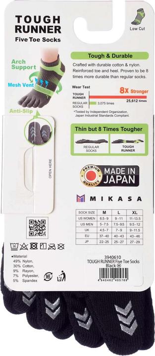 Immagine prodotto Mikasa Calzini Tough Runner, 394061 (40 - 43)