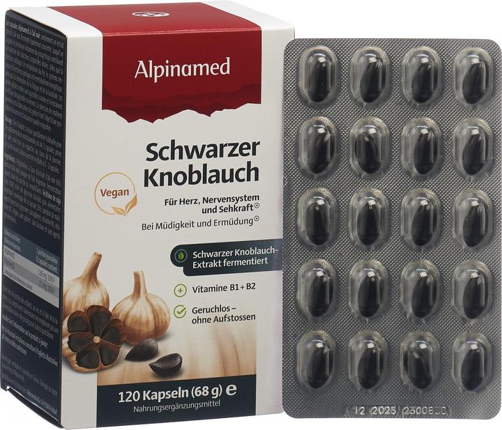 Actual product image Alpinamed Black garlic (120 Piece, Capsules, 103 g)