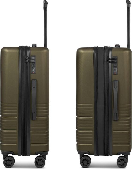Produktbild Camel Active Hanoi 4 Rollen Kofferset 3-teilig mit Dehnfalte (202 l, XL (ab 115l))