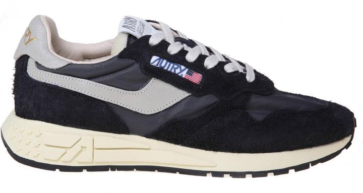 Produktbild Autry reelwind low sneakers in suede and nylon color black/white (41)