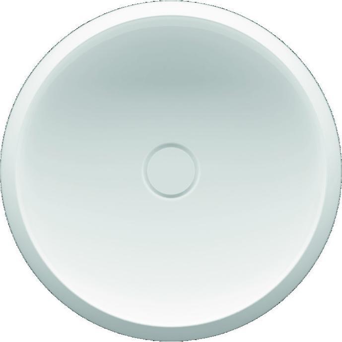 Produktbild Bette BetteCraft Aufsatz-Waschtisch rund, 450 x 450 mm, A241, ohne Hahnloch, ohne Überlauf (450 mm, 450 mm)