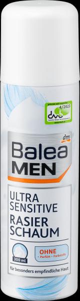 dm Balea MEN Rasierschaum Ultra Sensitive (300 ml, Rasierschaum)