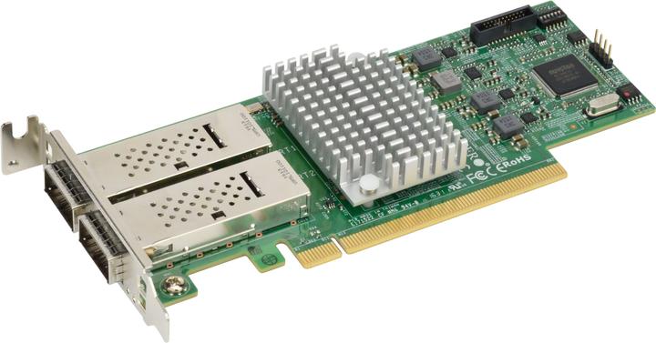Image du produit Supermicro AOC-S100G-M2C-O Carte d'interface/adaptateur Intégré (PCI Express 3.0)