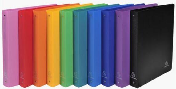 Actual product image Exacompta Ring binder A4 PP 4-ring 30mm spine 40mm (A4, 40 mm, 1 Piece)