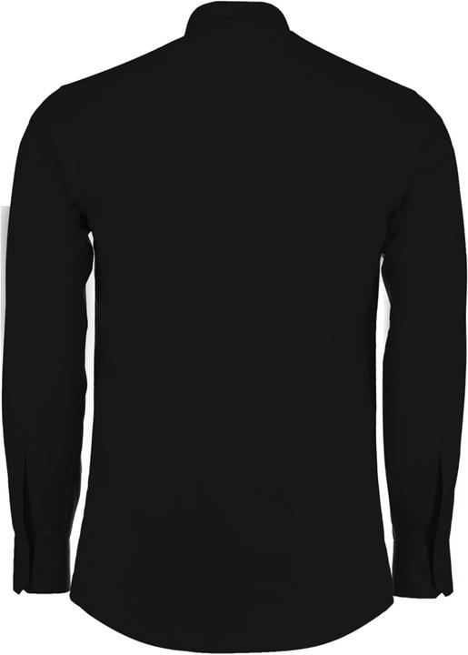 Actual product image Kustom Kit Long Sleeve Tailored Poplin Shirt (39)