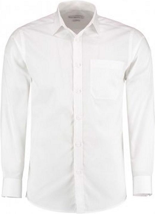 Kustom Kit Langarm Tailored Poplin Hemd